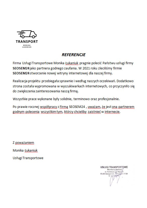 Referencje