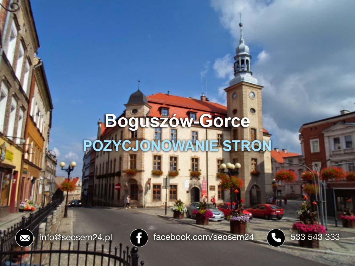 Pozycjonowanie stron Boguszów-Gorce Pozycjonowanie stron Boguszów-Gorce