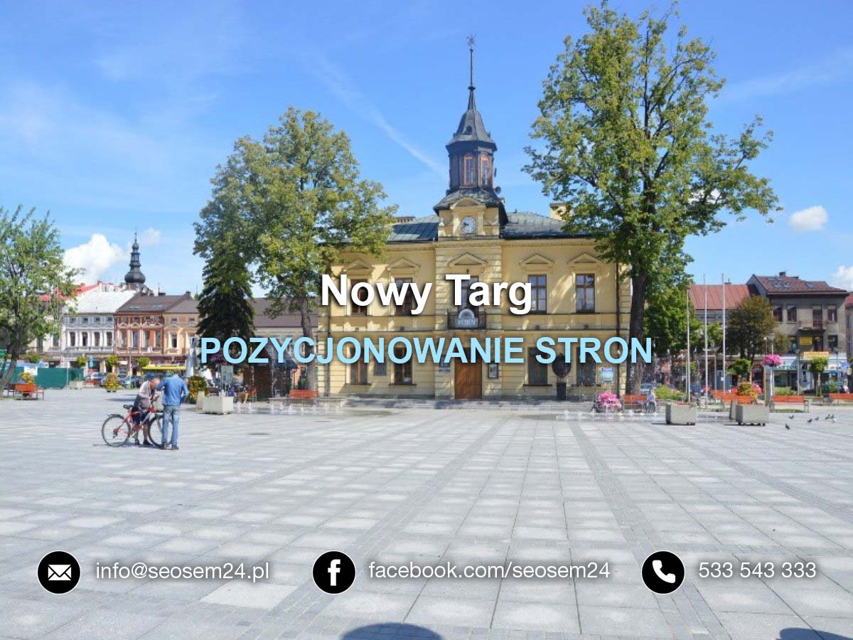 pozycjonowanie Nowy Targ