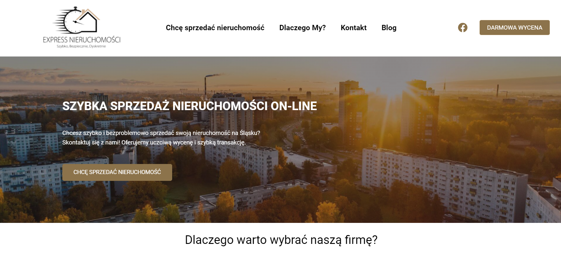 Express nieruchomości - tworzenie stron www SEOSEM24
