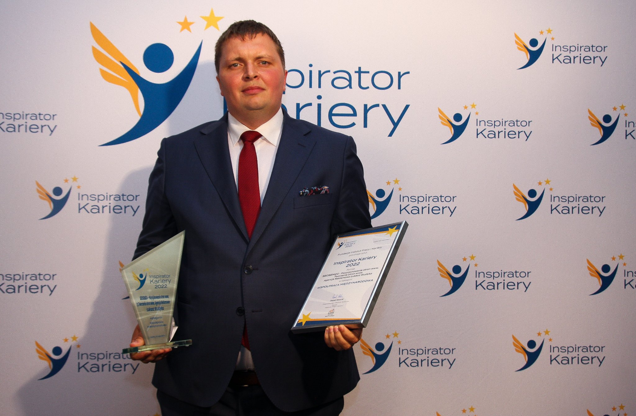 Najlepsza agencja SEO w Polsce - Inspirator kariery nagroda 2