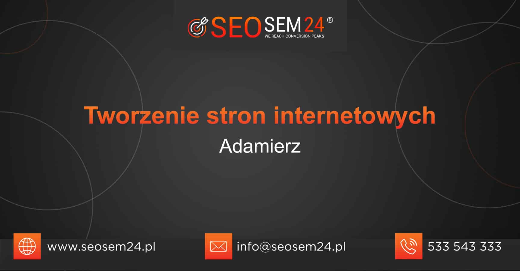 Tworzenie stron internetowych Adamierz