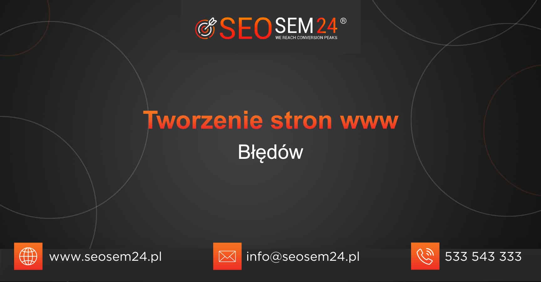Tworzenie stron www Błędów