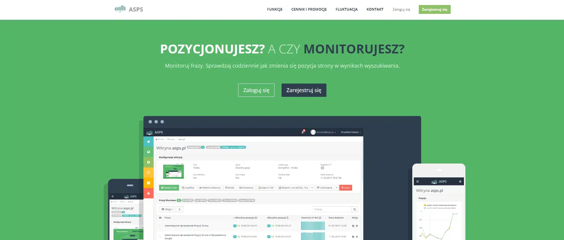 ASPS - Narzędzie do automatycznego sprawdzania pozycji pozycjonowanej strony internetowej w Świdwinie