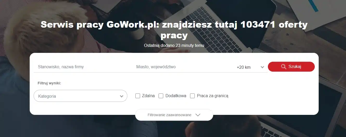 GoWork usuwanie profiliu - Agencja reklamowa Koło