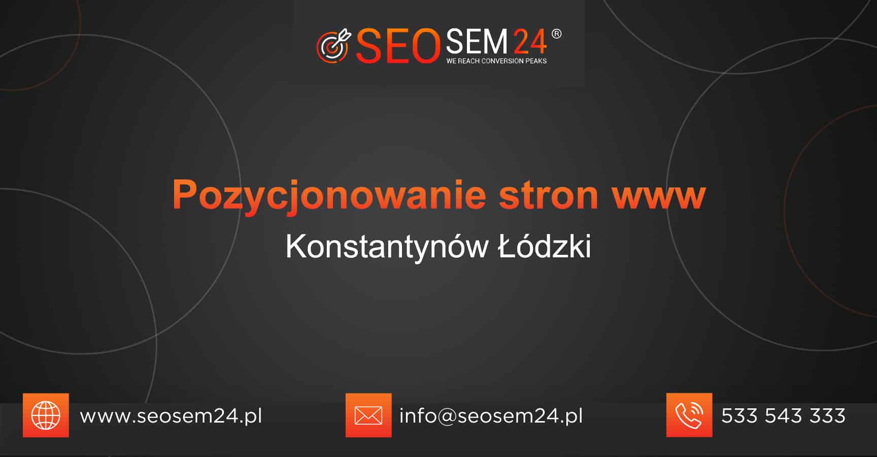 Pozycjonowanie stron www Konstantynów Łódzki