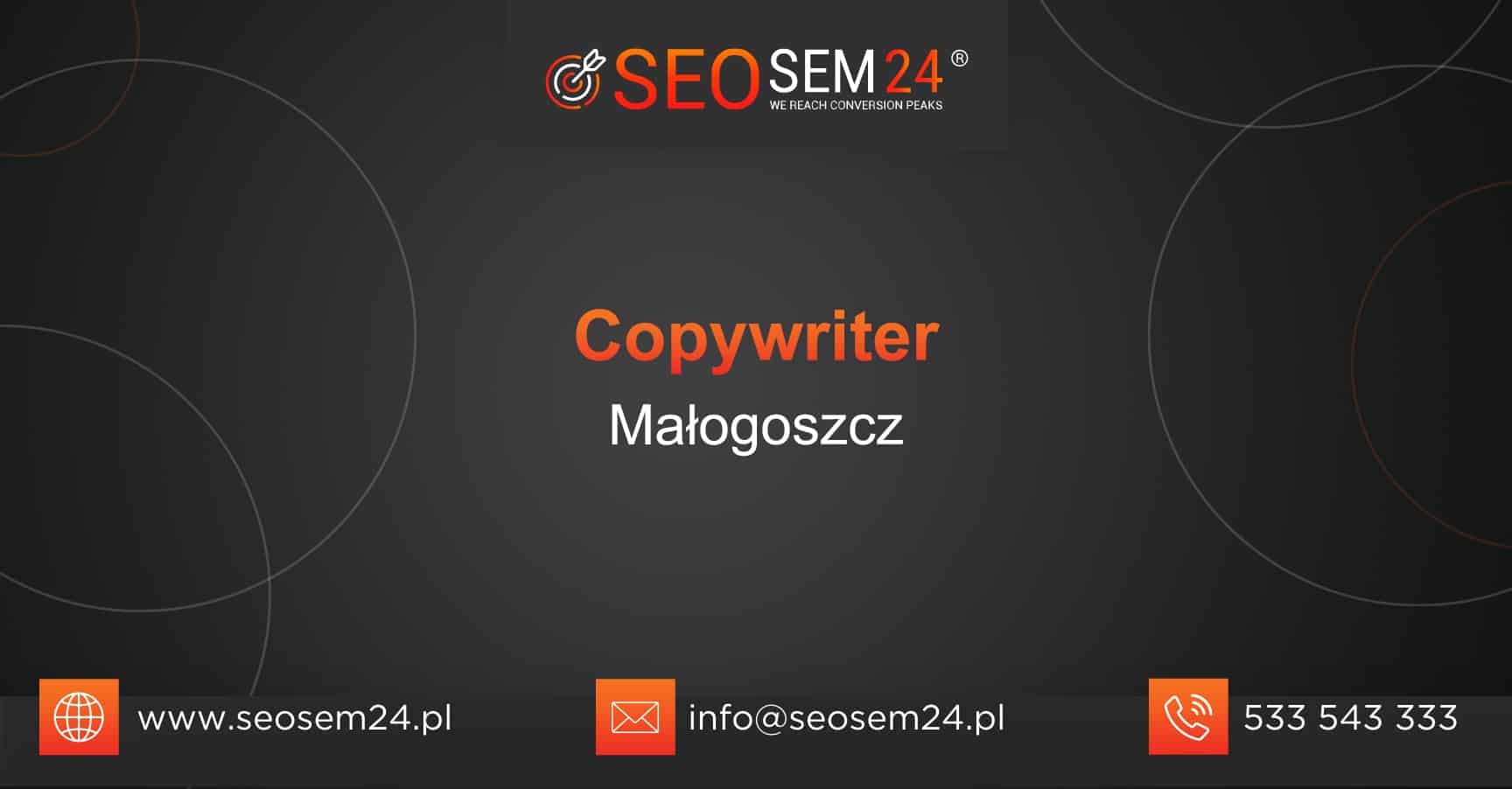 Copywriter Małogoszcz
