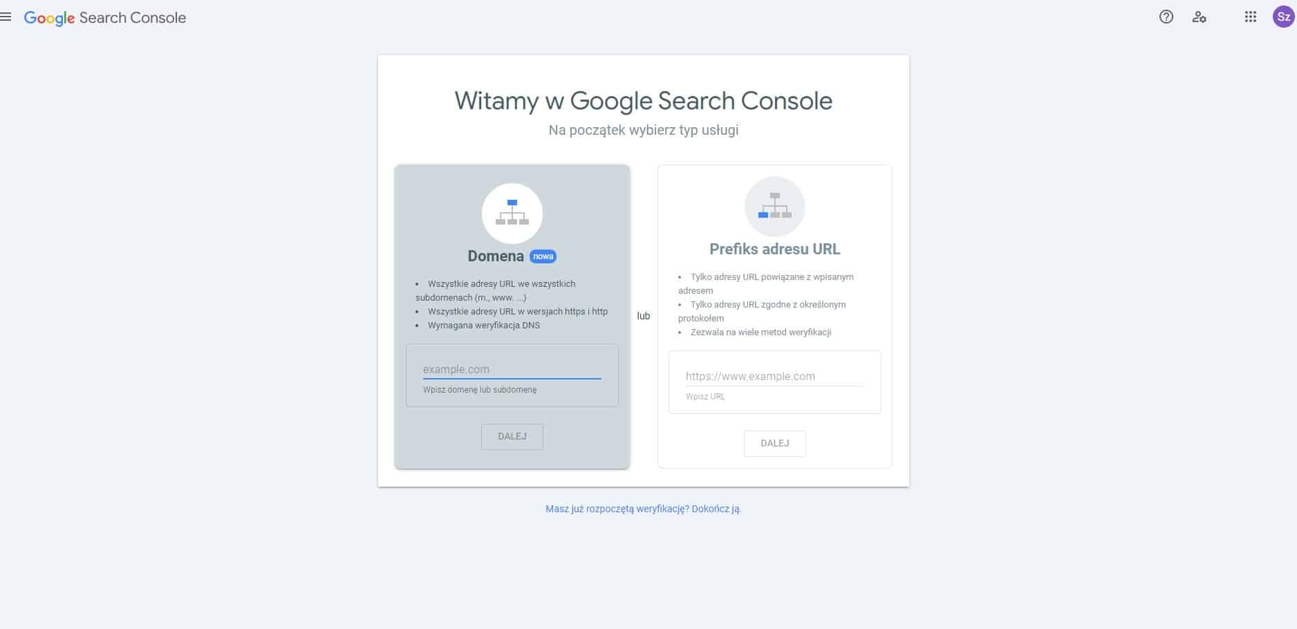 google search console
