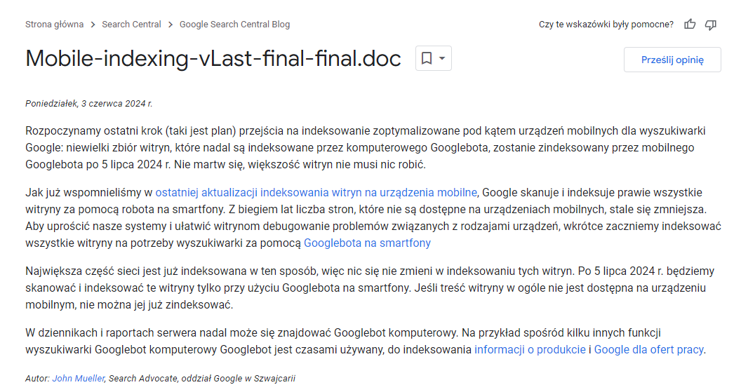 Strony internetowe w Krzeszowie – developers.google.com