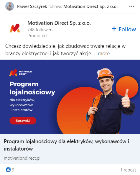 Strona internetowa w Szczecinie - reklama programu lojalnościowego