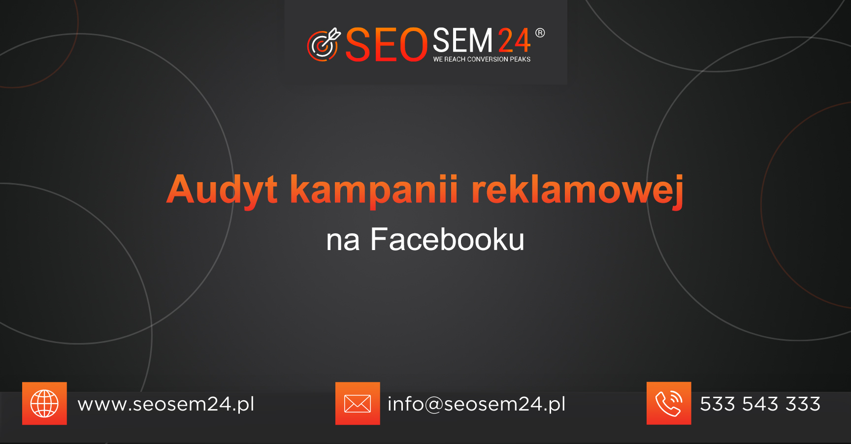 Audyt kampanii reklamowej na Facebooku