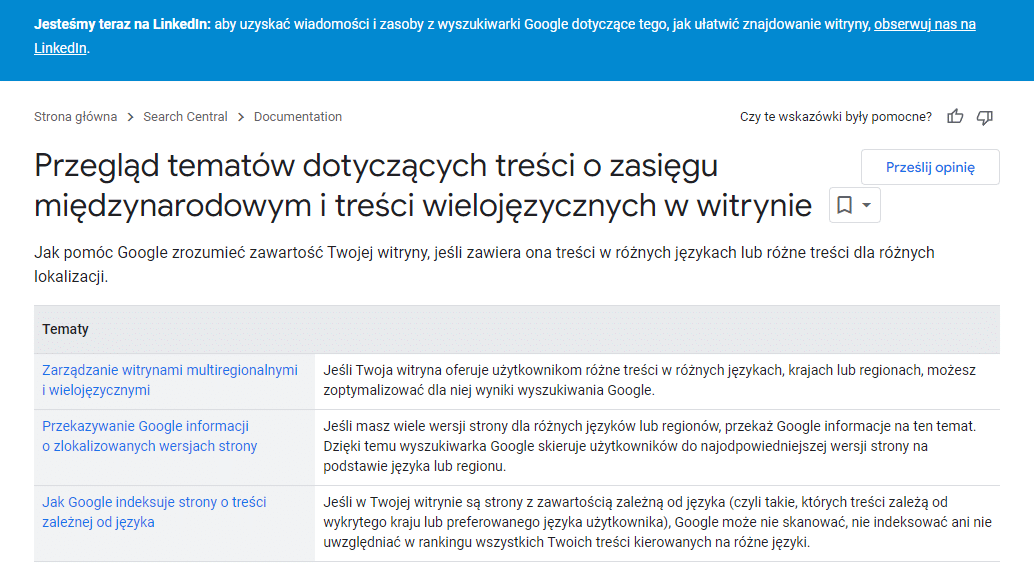 Agencja marketingowa w Grudziądzu – Wielojęzyczne porady Google