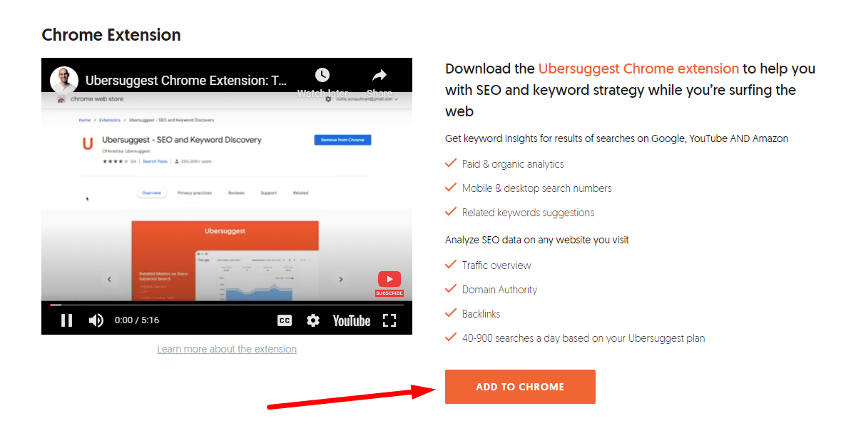 Agencja marketingowa w Grudziądzu – Wtyczka Ubersuggest do Chrome
